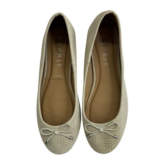 Esprit Orly Womens Flats Size 7 M Cream - Picture 2 of 9